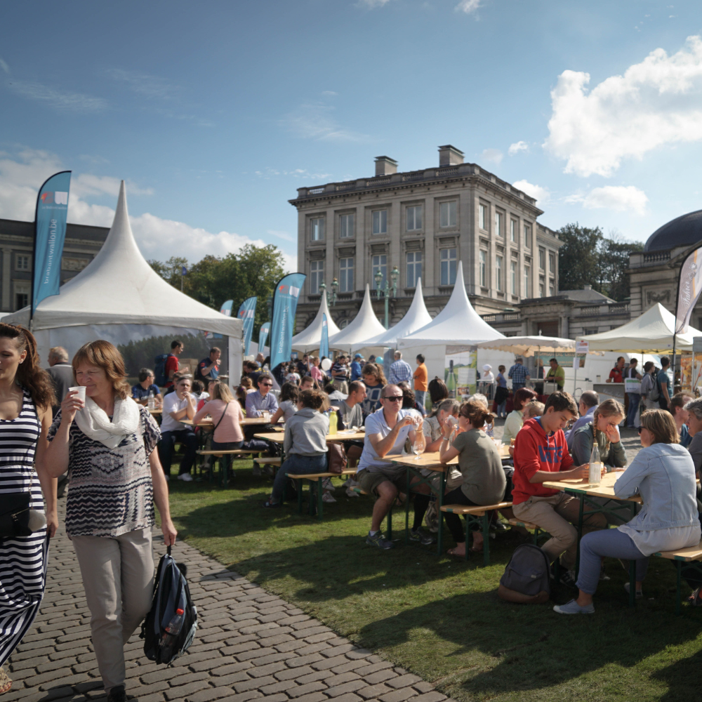 Grand rassemblement à l’occasion de l’événement Bruxelles Champêtre