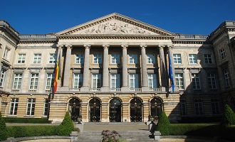 Palais institution sur bruxelles